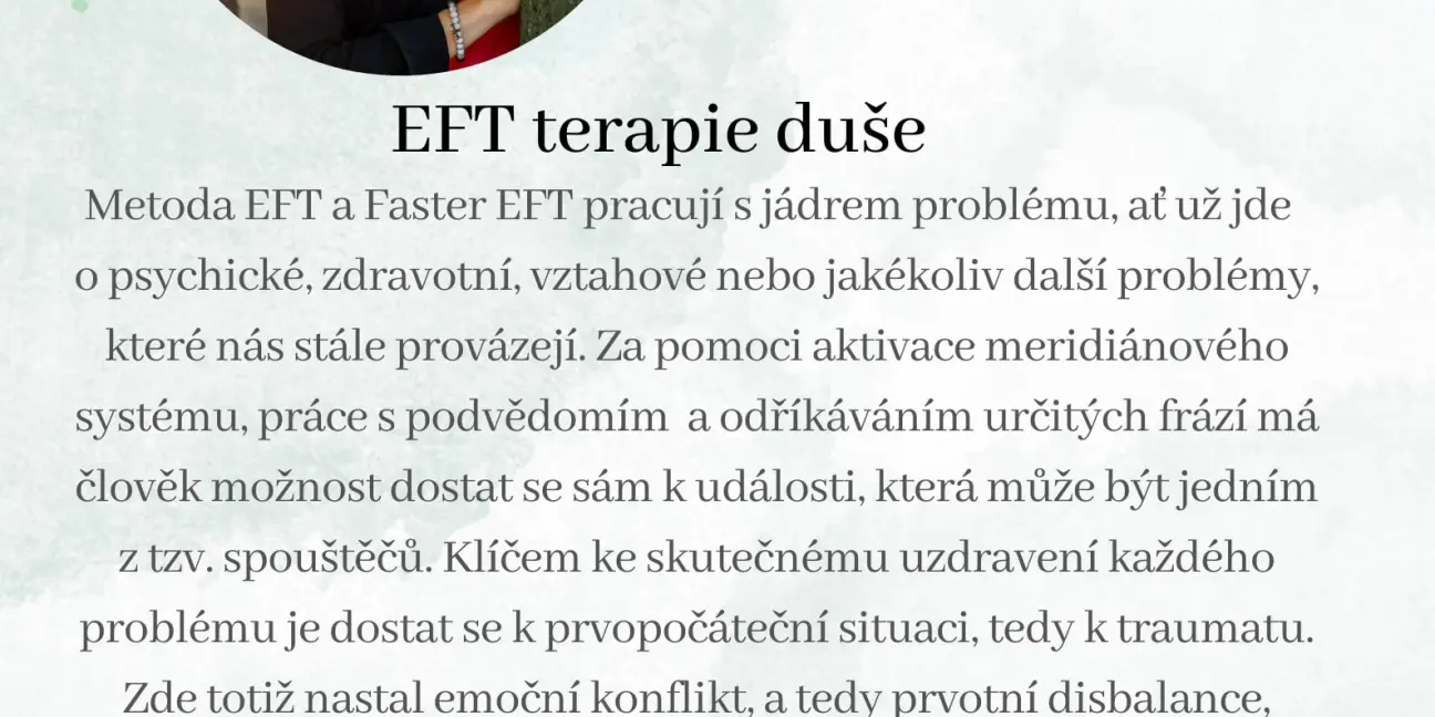 Věra Miadiková: EFT terapie cestou duše - obrázek 1